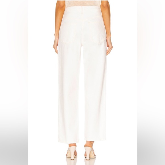 Modern Citizen Nella Crossover Denim Ivory Jeans - Picture 2 of 10